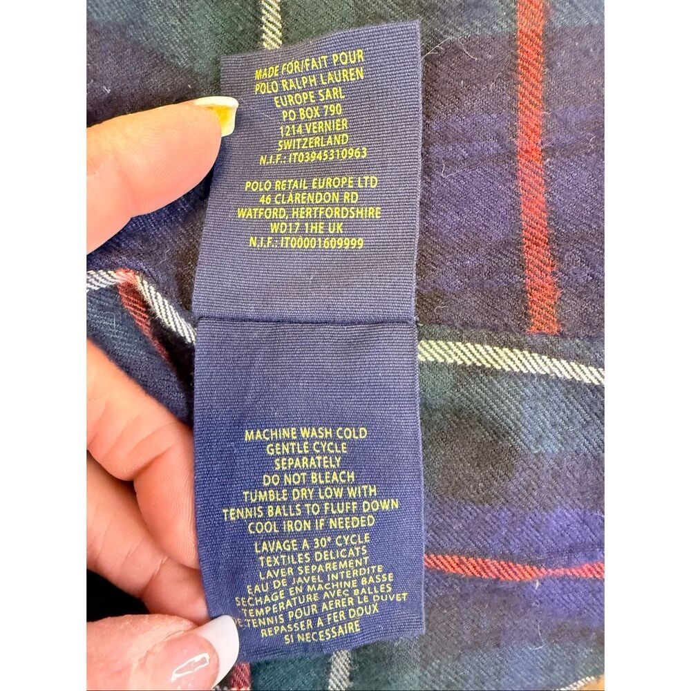 Ralph Lauren Rugby Quilted Down Puffer Vest XS Suede Patch Collectible - Picture 9 of 9